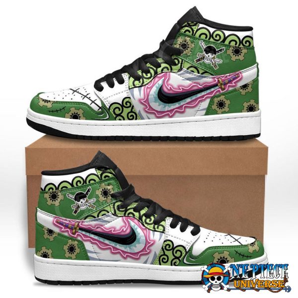 Zoro Wano Enma Haki Pattern Jordan Custom Shoes