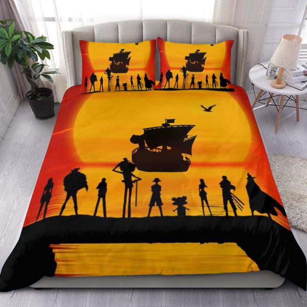 Straw Hat Pirates See The Sunset Bedding Set HOT