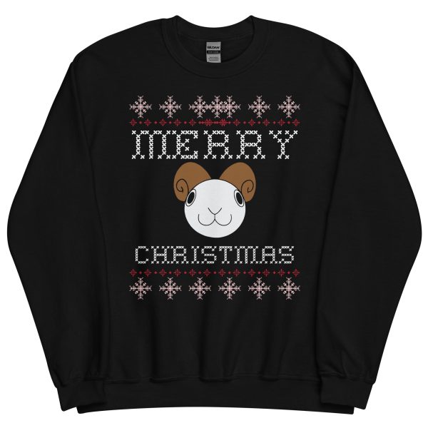 Going Merry Merry Christmas Cotton Unisex Sweatshirt