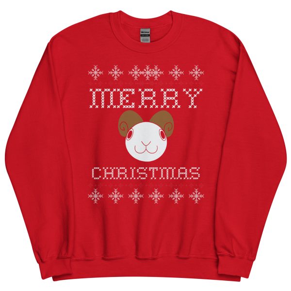 Going Merry Merry Christmas Cotton Unisex Sweatshirt