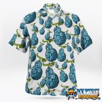 Gura Gura No Mi One Piece Button Up Hawaiian Shirt