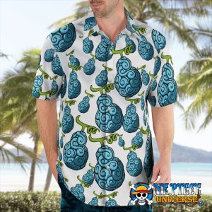 Gura Gura No Mi One Piece Button Up Hawaiian Shirt