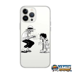 Luffy And Shanks iPhone Case