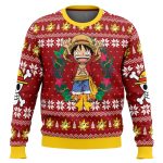 Luffy Christmas Ugly Sweater