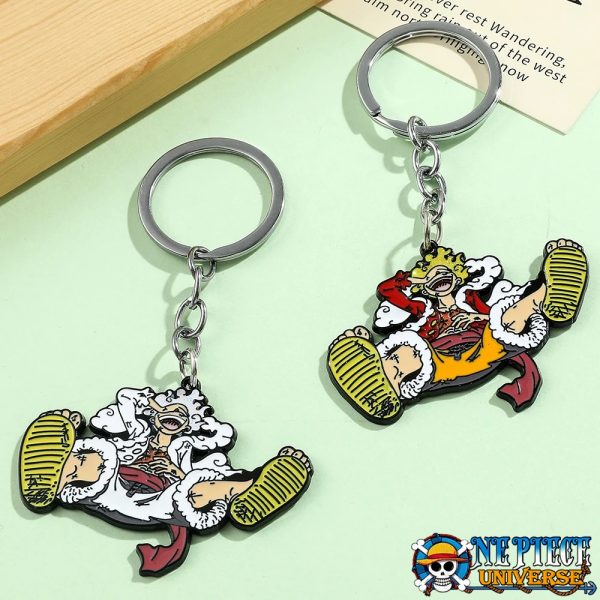 Luffy Enamel Keychain