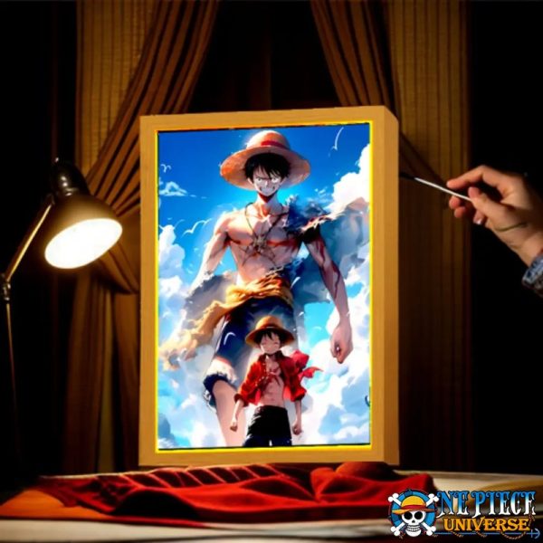 Luffy Light Painting