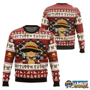 Jolly Rogers One Piece Ugly Christmas Sweater