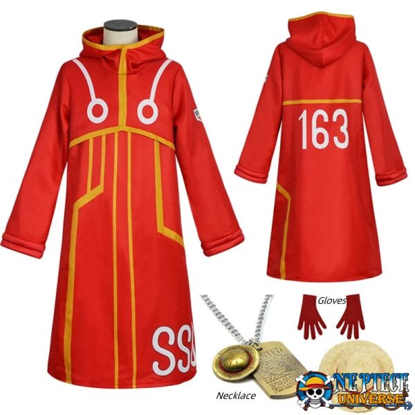 Monkey D Luffy Egghead Outfit Costume Cosplay