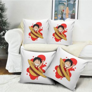 Monkey D. Luffy Chibi Pillow Case