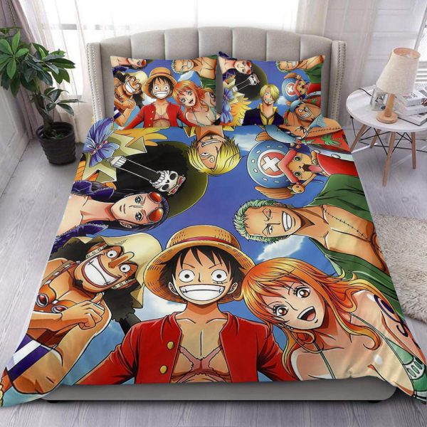 Most Popular One Piece Straw Hat Crew Character Bedspread Sets