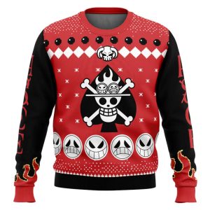 One Piece Ace Logo Ugly Christmas Sweater