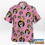 One Piece Brook Jolly Roger Pattern Hawaiian Shirt