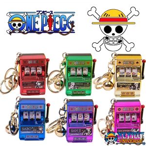 One Piece Fruit Slot Machine Keychain