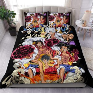 One Piece Luffy All Gears Bed Sets for Sale