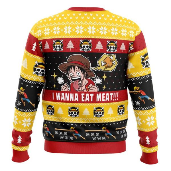 One Piece Luffy Ugly Christmas Sweater