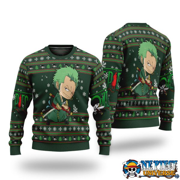 Roronoa Zoro Ugly Christmas Sweater