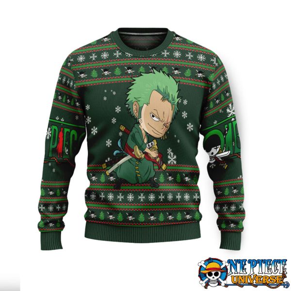 Roronoa Zoro Ugly Christmas Sweater