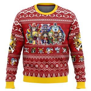 Straw Hat Christmas Ugly Sweater