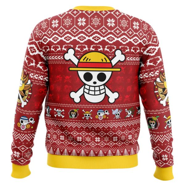 Straw Hat Christmas Ugly Sweater