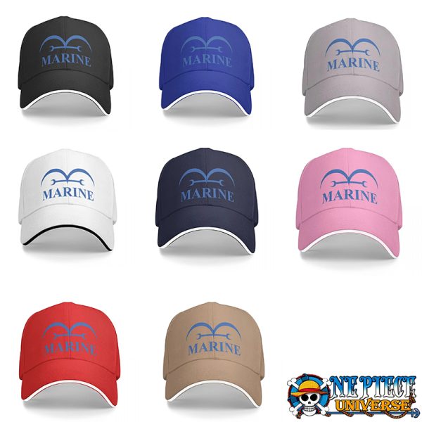 one piece marine baseball cap