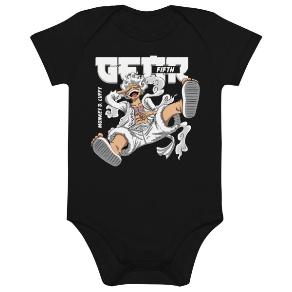 Luffy Gear 5 Fith Organic cotton baby bodysuit