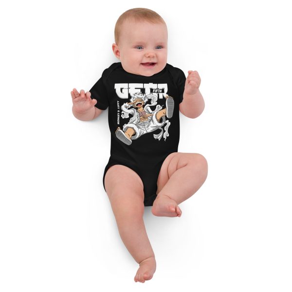 Luffy Gear 5 Fith Organic cotton baby bodysuit