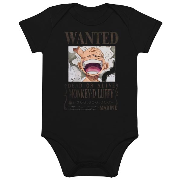 One Piece Luffy Gear 5 Cotton Anime Baby Clothes Onesie