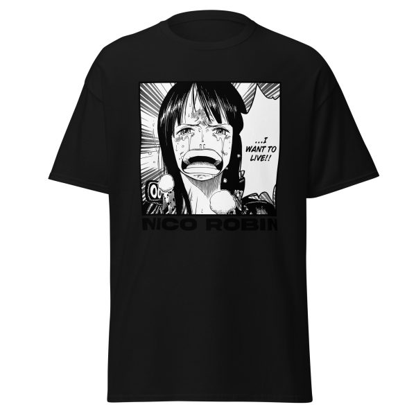 Nico Robin I Want To Live Manga T-Shirt