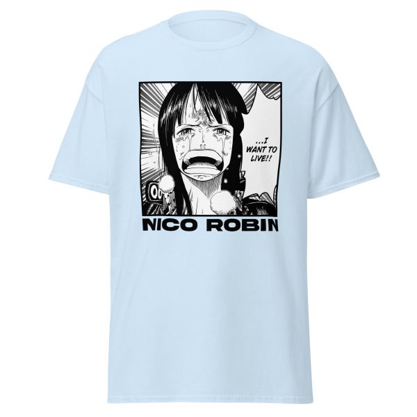 Nico Robin I Want To Live Manga T-Shirt