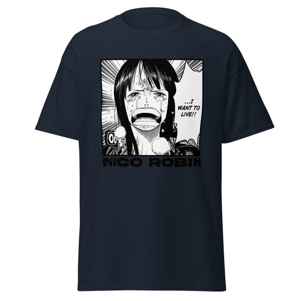 Nico Robin I Want To Live Manga T-Shirt