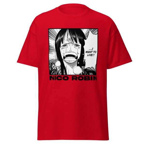 Nico Robin I Want To Live Manga T-Shirt