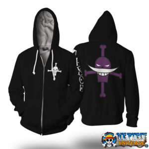 ACE Tattoo One Piece Anime Zipper Hoodie