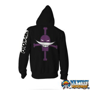 ACE Tattoo One Piece Anime Zipper Hoodie