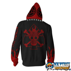 ACE in One Piece Anime Zipper Hoodie