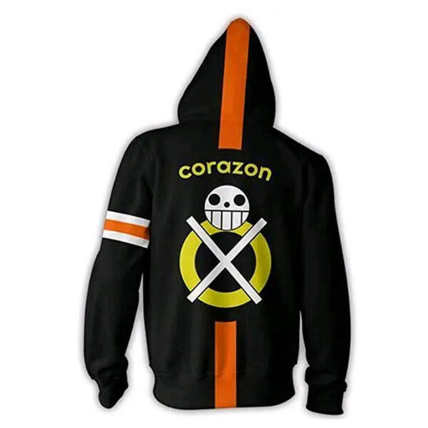 Corazon x Law Zipper Hoodie