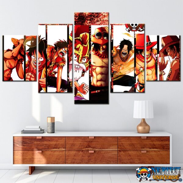 Luffy And Ace Wall Art