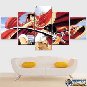 Luffy x Zoro​ Wall Art