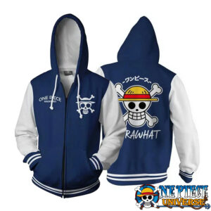 One Piece Logo Hoodie with Zipper