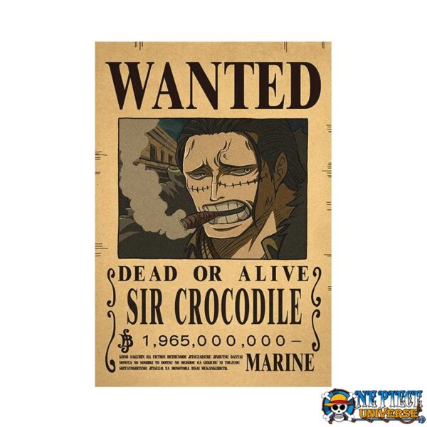 One Piece Main Characters Wanted Poster