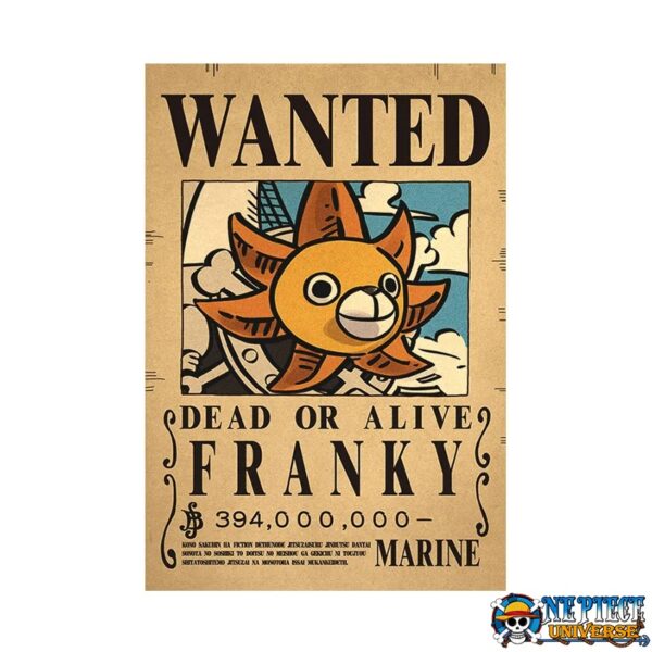 One Piece Main Characters Wanted Poster