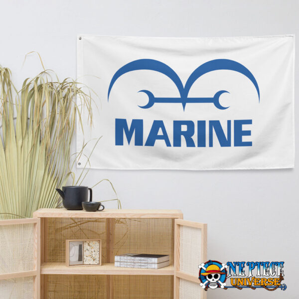 One Piece Marine Flag Logo Jolly Roger