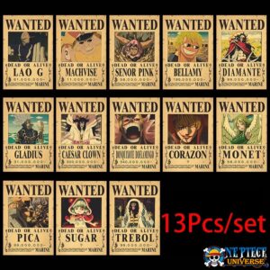 One Piece Pirates Wanted Poster