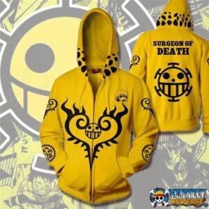 Trafalgar Law Surgeon of Death Zipped Hoodie