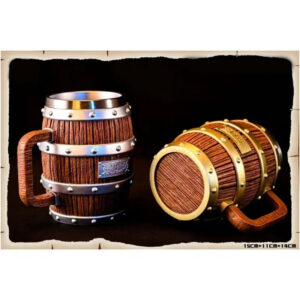 one piece barrel mug