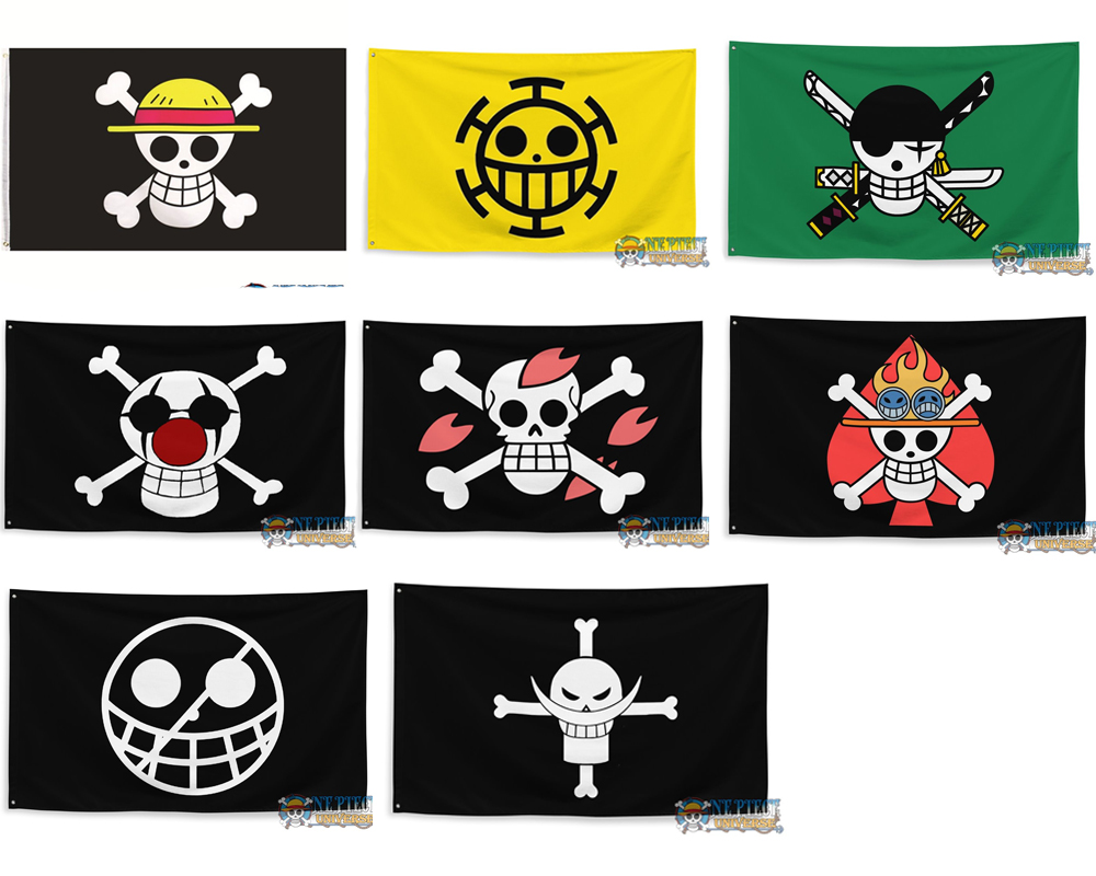 one piece jolly roger flag