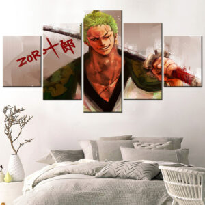 one piece swordsman wall art