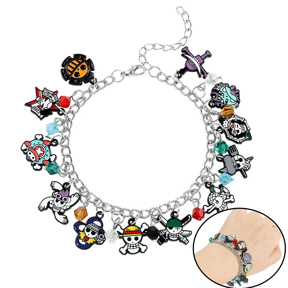 CoolChange Collier One P avec Jolly Roger de l'équipage de Trafalgar Law CoolChange Collier One P avec Jolly Roger de l'équipage de Trafalgar Law