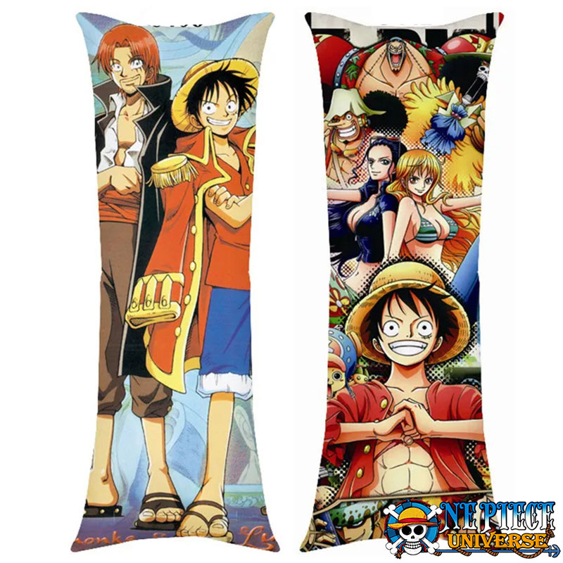 Luffy, Shanks and Straw Hat Pirates Crew Dakimakura Body Pillow Cover